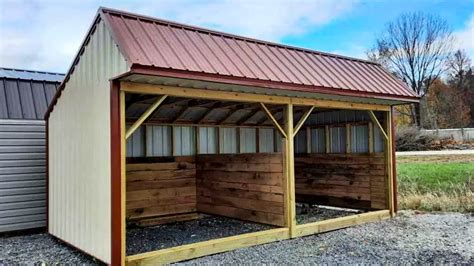 Loafing Sheds: The Important Facts | Esh's Utility Buildings