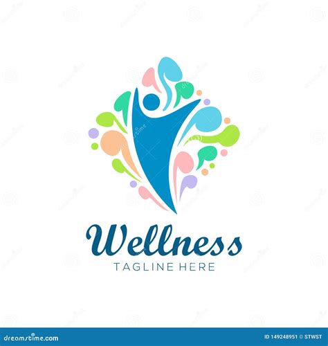 Wellness Health Logo and Icon Design Stock Vector - Illustration of beautiful, care: 149248951