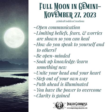 Full Moon in Gemini- November 27, 2023