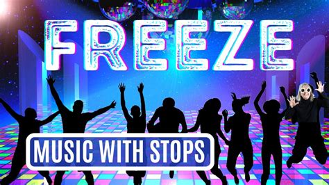 Freeze Dance Music that STOPS: musical statues - YouTube