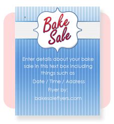 Bake Sale Flyers in Microsoft Word Format | Bake Sale Flyers – Free Flyer Designs