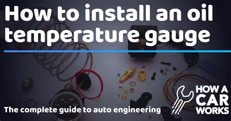 How To Install A Temp Gauge In A Car - Car Retro