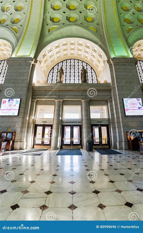 Union Station Architecture Interior Washington DC November 2016 Stock ...