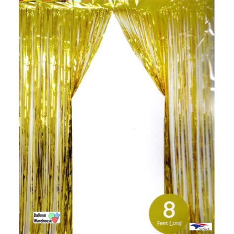 Metallic Gold Foil Curtain - 3ft x 8ft | Balloon Warehouse™