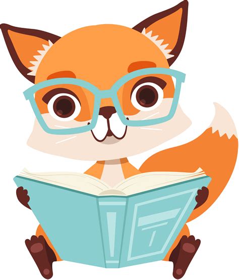 Animal Reading Illustration Free Clipart - Full Size Clipart (#5306372) - PinClipart