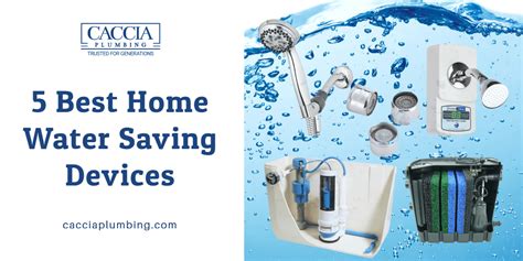 5 Best Home Water Saving Devices | Caccia Plumbing