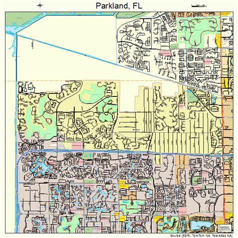 Parkland Florida Map