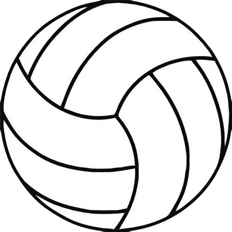 Shape Collage - Shapes | Volleyball clipart, Volleyball posters, Volleyball drawing