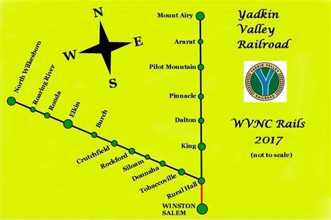 Yadkin Valley Railroad - WVNC Rails