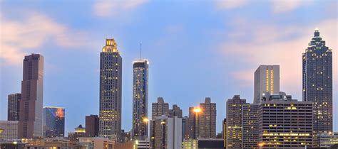 Atlanta-Skyline-Twilight | ROHM Group | Results-Oriented Hotel Management Service