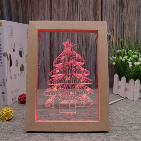 Christmas Tree RGB 3D Optical Illusion Lamp — 3D Optical Lamp