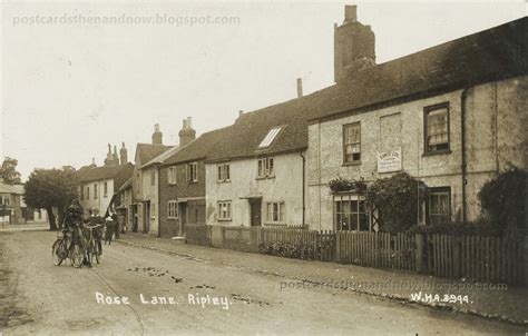 Postcards Then and Now: Ripley, Surrey, 1913 & The Strange Obliteration of Ruth Hill