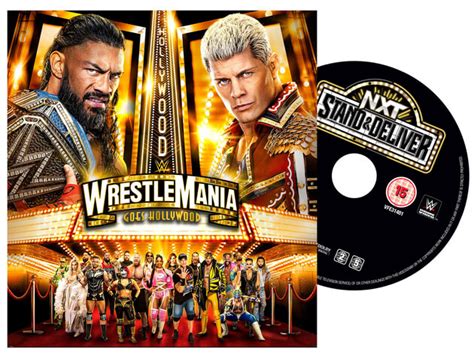 New Design for WWE WrestleMania 39 DVD Cover, An Exclusive Bonus Disc ...