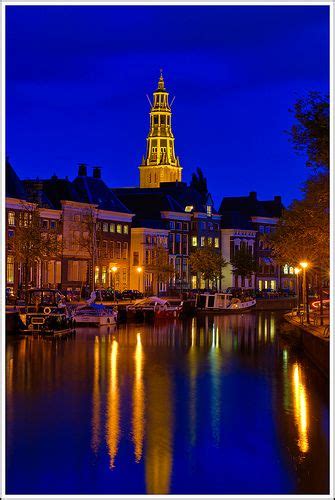 Groningen Canal and Towering Der Aa-kerk #travel Beautiful Places, Amazing Places, Canals ...