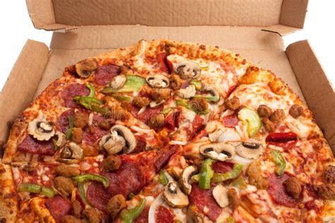 Pizza in a box stock image. Image of pizza, dough, nutrition - 14467901