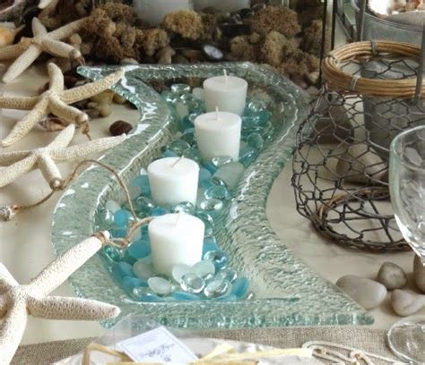 21 Festive Coastal Table Top Centerpiece Ideas with Candles