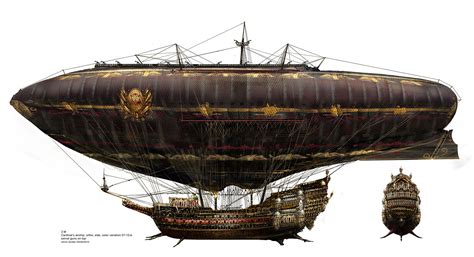 Ulrich Zeidler | Steampunk luftschiff, Steampunk kunst, Steampunk pirat