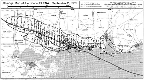 Hurricane Elena - September 1985