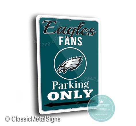 Philadelphia Eagles Parking Only Sign | Philadelphia Eagles | NFL ...