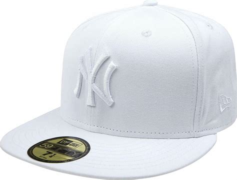 New York Yankees New Era Primary Logo Basic 59FIFTY Fitted Hat - White ...