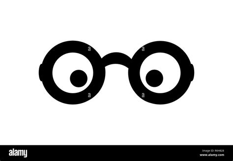 Cartoon Eyes With Glasses