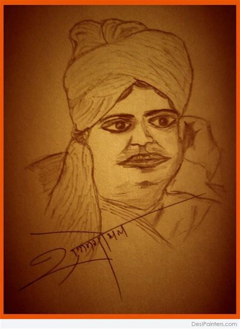 Pencil Sketch Of Shubham Goyal - Desi Painters