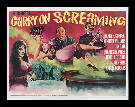 Lot #179 - CARRY ON SCREAMING (1966) - UK Quad (First Printing small 'a'), 1966