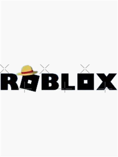 "roblox x one piece" Sticker for Sale by Alexa-test | Redbubble