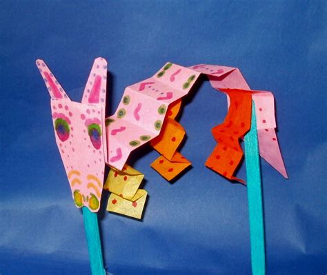 Dragon Puppet Origami - Origami