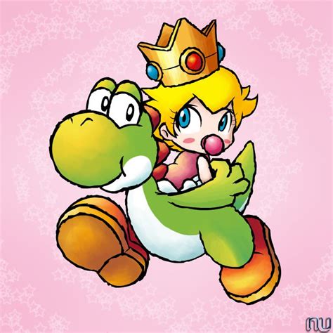 yoshi and peach | Yoshi, Peach mario kart, Mario art