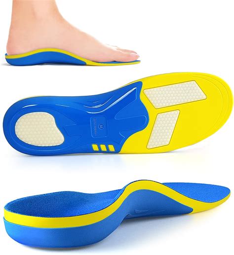 Buy High Arch Support Plantar Fasciitis Insoles - Heavy Duty Orthotics ...