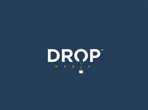 Drop™ | Simple & Clever Logo Design | Clever logo, Clever logo design, Typographic logo design