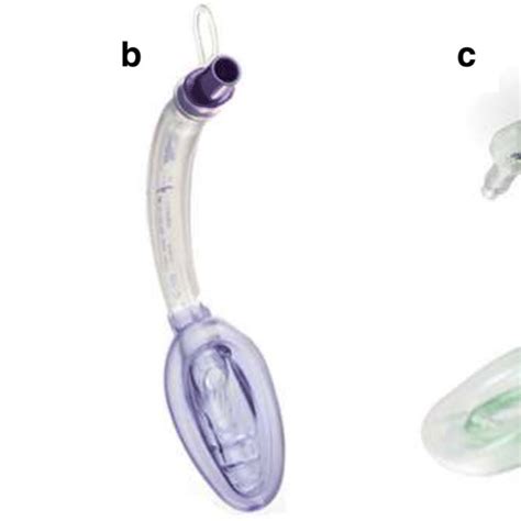 Supraglottic airway devices used in the study: (A) iGEL, (B) Air-Q, and... | Download Scientific ...