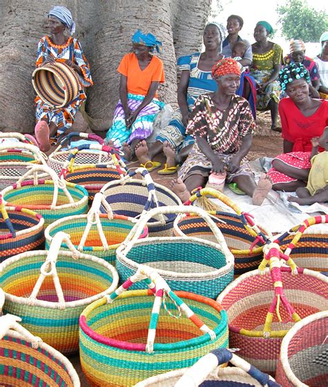 African Market Baskets - Weaver Street Market