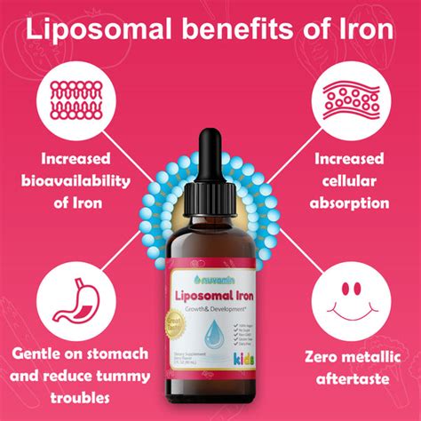 N00-Nuvamin Organic Liquid Liposomal Iron Drops, Berry Flavor, 2Fl. Oz