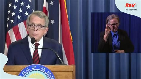 Mike DeWine Ohio Press Conference Transcript June 29 | Rev Blog