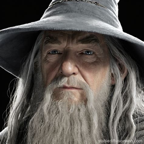 Realistic Gandalf the Grey Image | Stable Diffusion Online