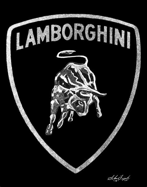 Exotic Engravings: Lamborghini Logo "Dots"