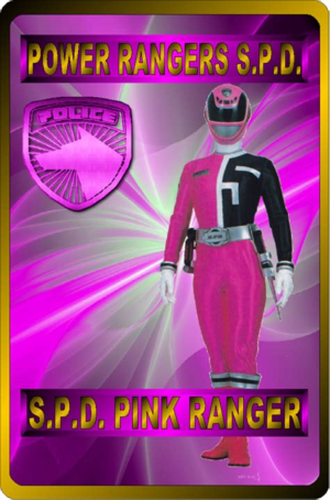 S.P.D. Pink Ranger by rangeranime on @DeviantArt | Power rangers spd ...