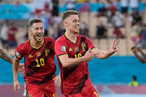 'Magic' Thorgan Hazard goal sends Cristiano Ronaldo and Portugal out of Euro 2020 but Belgium ...