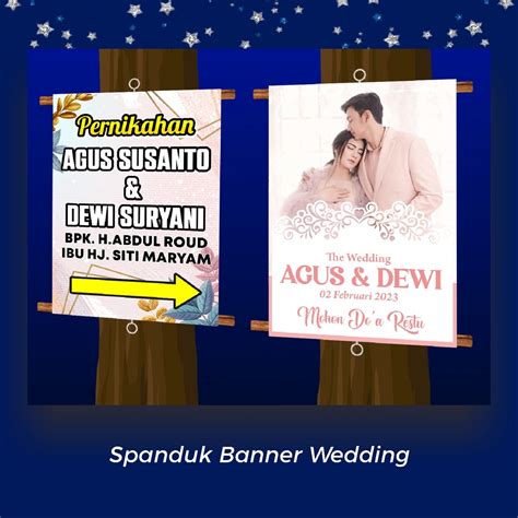 Jual Spanduk / Banner Wedding Pernikahan | Shopee Indonesia