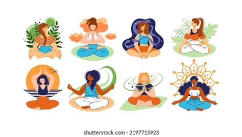 844 Mandala Lady Yoga Images, Stock Photos & Vectors | Shutterstock