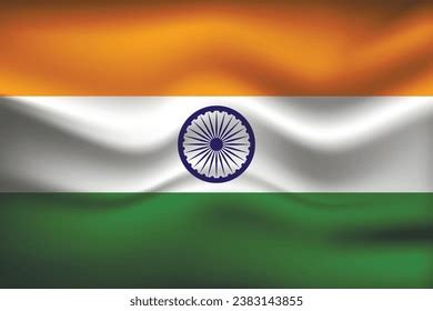 Flag India Indian National Symbol Official Stock Vector (Royalty Free ...