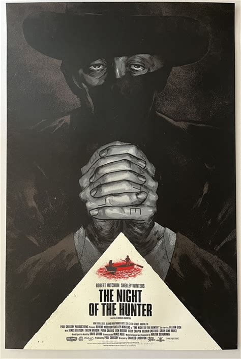 Night Of The Hunter Poster, Mondo/AMP (24"x 36", 61cm x 91.5 cm), 1955, Phantom City Creative