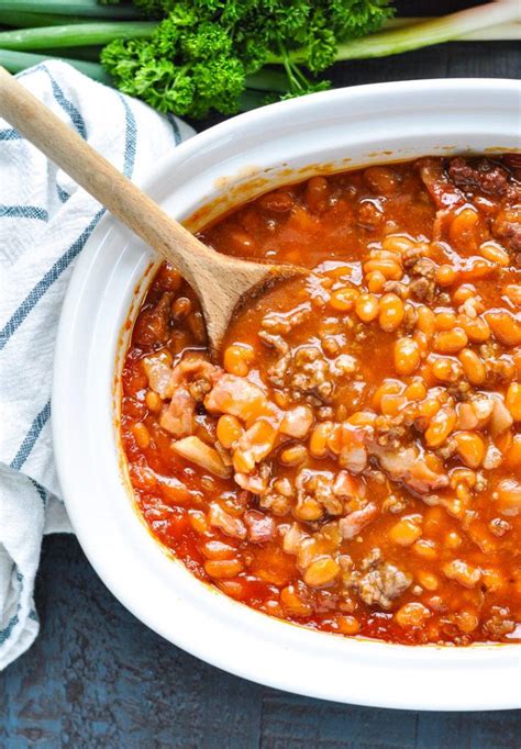 Easy Cowboy Beans Recipe | CheapThriftyLiving.com