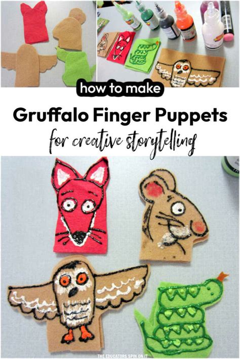 How to Make Gruffalo Finger Puppets for Creative Storytelling