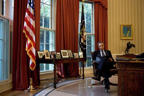 At White House, Barack Obama finds peace in the Treaty Room
