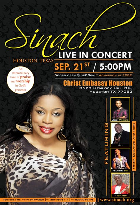 All about WORSHIP...: Sinach Live @ Houston!