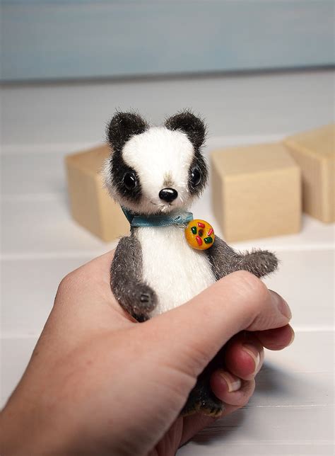 Mini Badger Plush Badger Stuffed Badger Ooak Badger Toy - Etsy