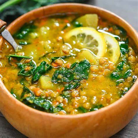 Easy Lemon Lentil Soup Recipe - Eat Something Vegan